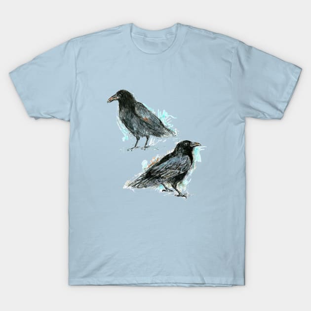 Ravens T-Shirt by FanitsaArt